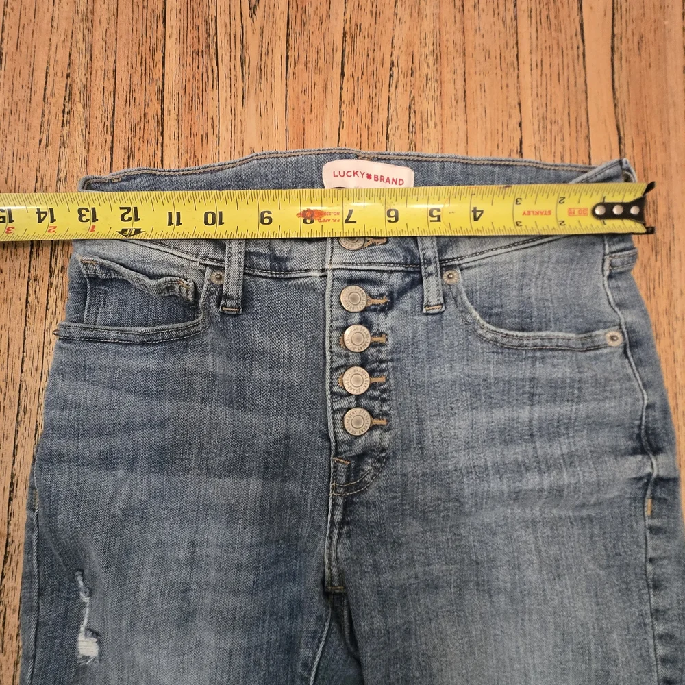 Lucky Brand Jeans Womens 2/26R  Blue Denim High‎ Rise Skinny